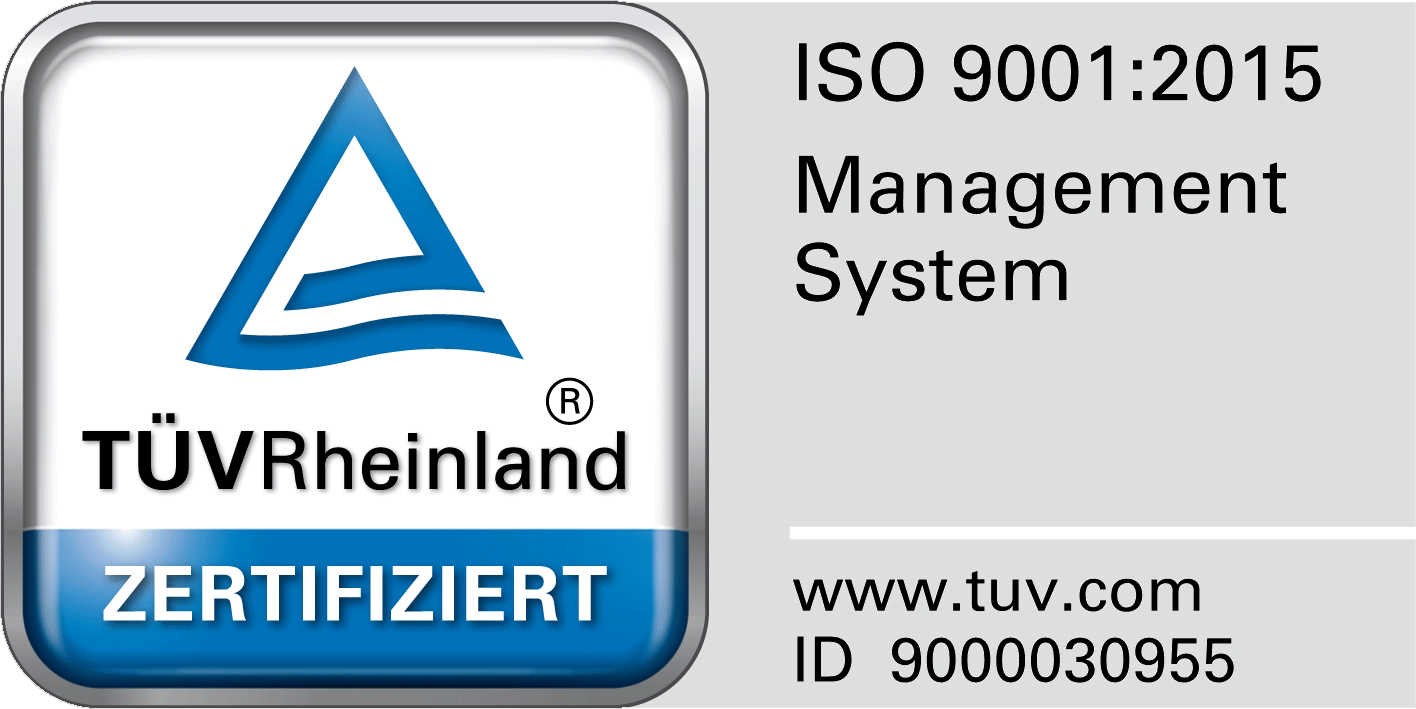 Zertifiziert von TÜV Rheinland